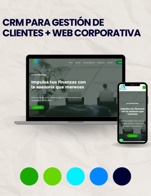 Desarrollo e implementación de CRM y Estrategia de Digitalización para AF Professional