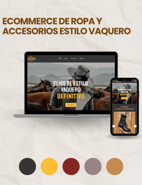 Desarrollo de Ecommerce y Rebranding para Carrillo Western Wear