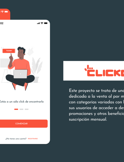 Diseño UX/UI para Ecommerce B2C Clicken